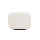 Jasmine Performance Velvet Swivel Accent Chair - Cream