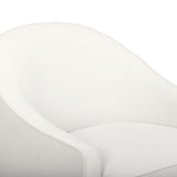 Cettie Performance Velvet Accent Chair - Cream