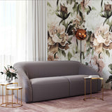 Yara 90.6" Pleated Performance Velvet Sofa by Inspire Me! Home Decor - Grey