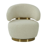 Austin Performance Fabric Swivel Accent Chair - Beige
