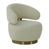 Austin Performance Fabric Swivel Accent Chair - Beige