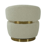 Austin Performance Fabric Swivel Accent Chair - Beige