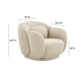 Misty Accent Chair - Cream