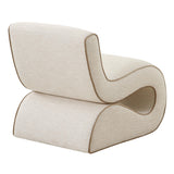 Senna Performance Fabric Accent Chair - Cream