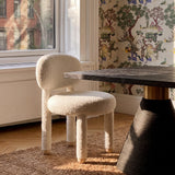 Manu Performance Fabric Side Chair - Off-White