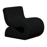 Senna Performance Oversized Corduroy Accent Chair - Black