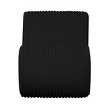Senna Performance Oversized Corduroy Accent Chair - Black