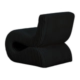 Senna Performance Oversized Corduroy Accent Chair - Black