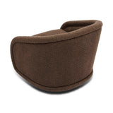 Rory Performance Boucle Swivel Accent Chair - Chocolate Brown