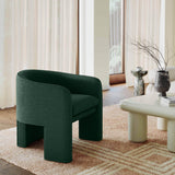 Marla Performance Boucle Accent Chair - Forest Green