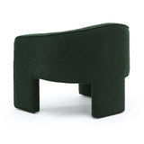 Marla Performance Boucle Accent Chair - Forest Green