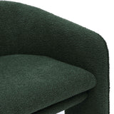 Marla Performance Boucle Accent Chair - Forest Green