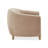 Lina Accent Chair by Inspire Me! Home Decor - Cafe Au Lait