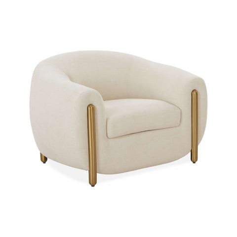 Lina Accent Chair by Inspire Me! Home Decor - Cream