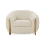 Lina Accent Chair by Inspire Me! Home Decor - Cream