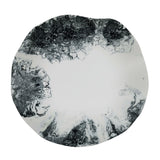 Mera Resin Petal Tray - Black and White