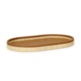Hakiri Natural Raffia Contract-Grade Storage Tray - Large