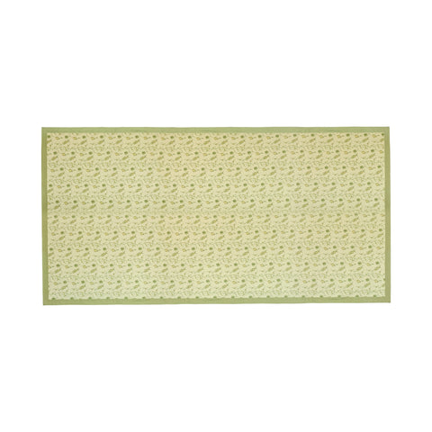 Dolce Natural Cotton Table Cloth - Olive Green / 70" x 140"