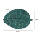 Leaf Seagrass Placemat - Set of 4 - Green