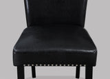 Tanner White/Black Dining Chair, Set of 2 - Crown Mark | Olivia Furniture