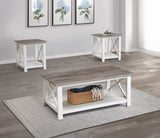 Thelma Gray 3-Piece Cocktail Set - Crown Mark | Olivia Furniture