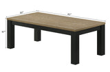 Theo Natural/Black 3-Piece Cocktail Set - Crown Mark | Olivia Furniture