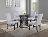 Tracy Light Gray Dining Chair, Set of 2 - Crown Mark | Olivia Furniture