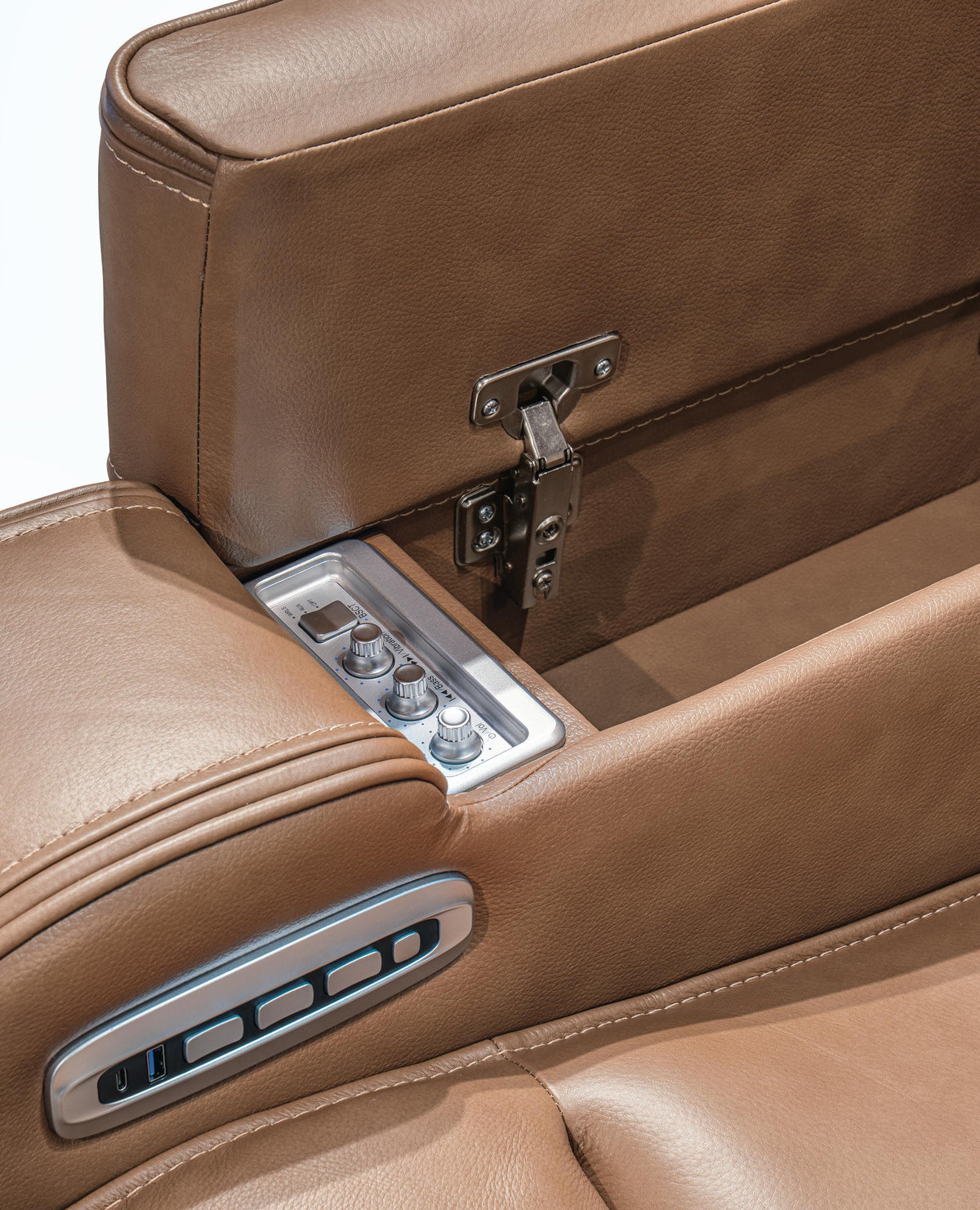 Knightington Power Reclining Loveseat with Audio Seating