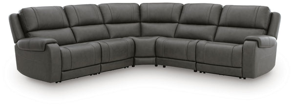 5Z - Pittson 5-Piece Power Reclining Sectional