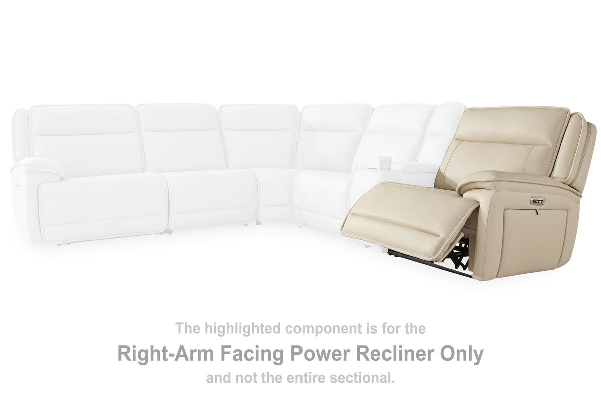 Double Deal Right-Arm Facing Power Recliner