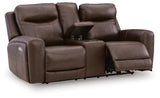 Gravier Power Reclining Loveseat with Console