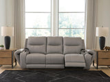 Real Moments Power Reclining Sofa with Audio Seating
