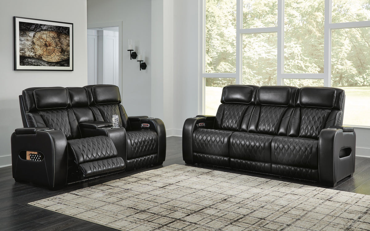 Boyington Power Reclining Sofa and Loveseat