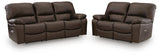 Leesworth Power Reclining Sofa and Loveseat