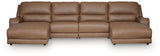 DeepWakes 4-Piece Reclining Sectional with Double Chaise