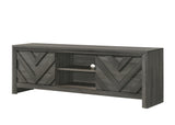 Valor Gray TV Stand - Crown Mark | Olivia Furniture