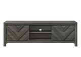 Valor Gray TV Stand - Crown Mark | Olivia Furniture