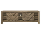 Valor Light Brown Tv Stand - Crown Mark | Olivia Furniture