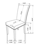 Varley Dove Dining Chair, Set of 2 - Crown Mark | Olivia Furniture