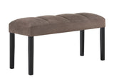 Vega Black/Brown Bench - Crown Mark | Olivia Furniture