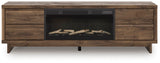 Zadilyn 72" TV Stand with Electric Fireplace