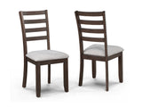 Wagner Brown Dining Chair, Set of 2 - Crown Mark | Olivia Furniture