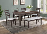 Wagner Brown Dining Chair, Set of 2 - Crown Mark | Olivia Furniture
