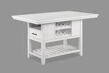 Wendy White Counter Height Dining Set | Crown Mark | Olivia Furniture