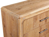 Westcott Cerused Natural Upholstered Panel Bedroom Set