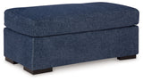 Evansley Navy Ottoman — product reference image 2