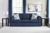 Evansley Navy Sofa — product reference image 1