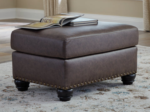Roxmere Umber Ottoman — product reference image 1