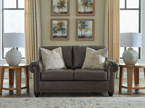 Roxmere Umber Loveseat — product reference image 1