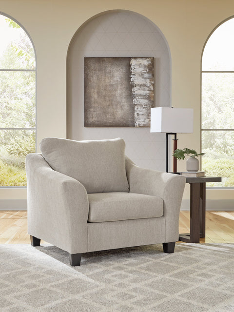 Willarae Taupe Oversized Chair — product reference image 1